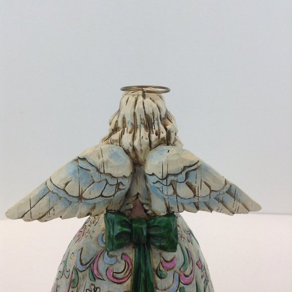 Jim Shore 2004 Heartwood Creek Angel "Landscape Sleeps" Winter Scene - Picture 8 of 15